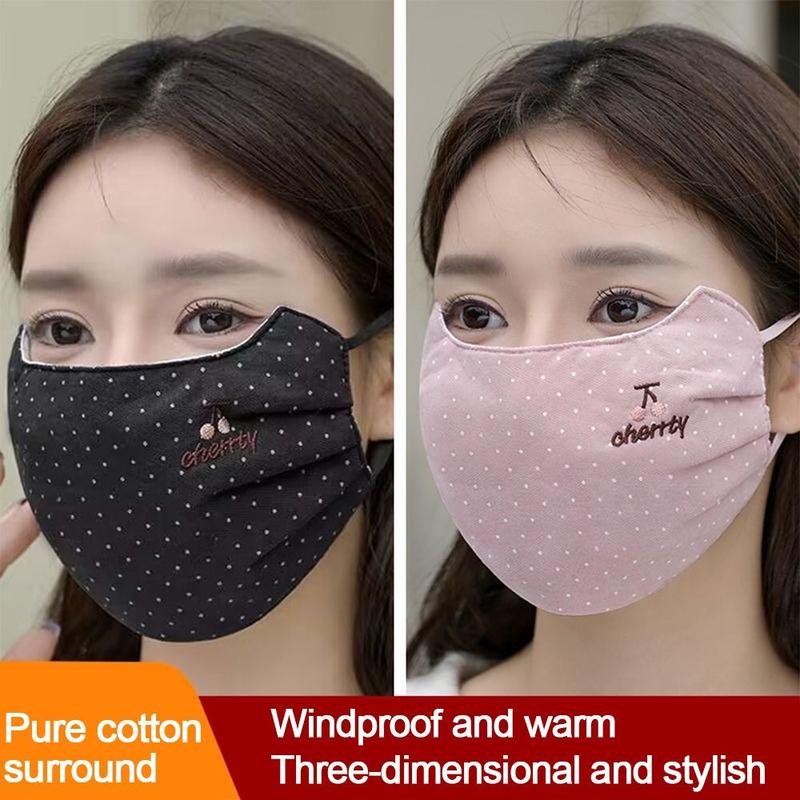 Khẩu Trang In Hình, Thiết Kế Sáng Tạo, Có Thể Tái Sử Dụng, Thoáng Khí, Khẩu Trang Kẹp Tai, Có Thể Giặt Được, Cung Cấp Sự Bảo Vệ, Che Mặt, Thích Hợp Cho Các Hoạt Động Thể Thao Ngoài Trời Phụ Kiện Hoa