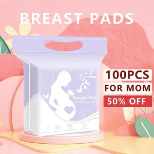 ANGEL MOMMY Pads 100/50/30pcs Breast Pad ISI Breastpads Nursing Pad Ibu Menyusui Pembalut Hamil Bayi Absorbency Superior Bebas Wangi dan BPA