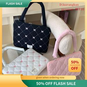 Beg Komputer Riba Wanita, Gaya Korea, Pelbagai fungsi, Anti-Gelincir, Lapisan Berganda, Sesuai untuk 13-16 inci, Bahu dan Ketiak, Ringan, dengan Poket Tambahan, Rekaan Bentuk Hati Reflektif, 2025 Laptop