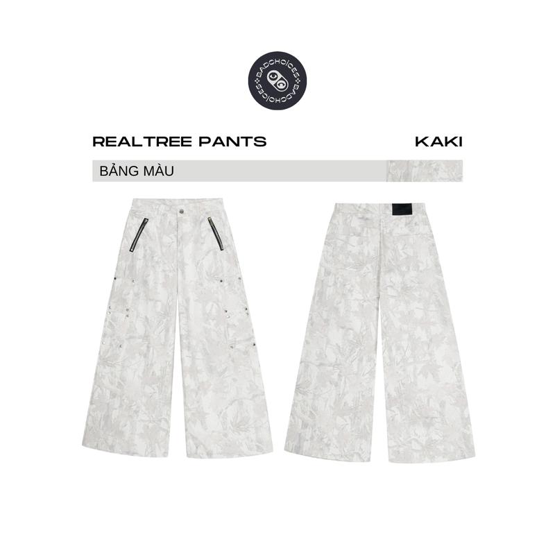 Bad Choices | Quần dài Kaki ống rộng hoạ tiết Realtree StreetStyle