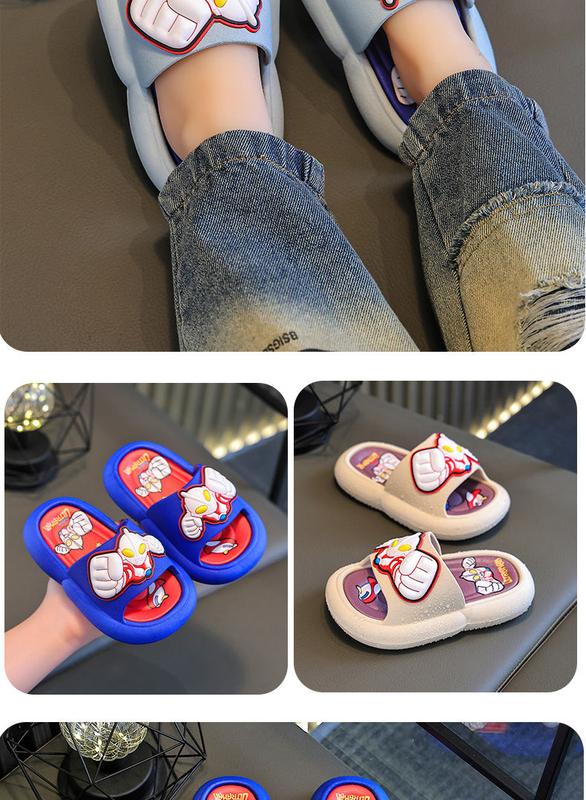 Product Introduction of Children's Slippers Boys Home Bathroom Non-Slip Shit Feeling Boys Baby Sandals 30