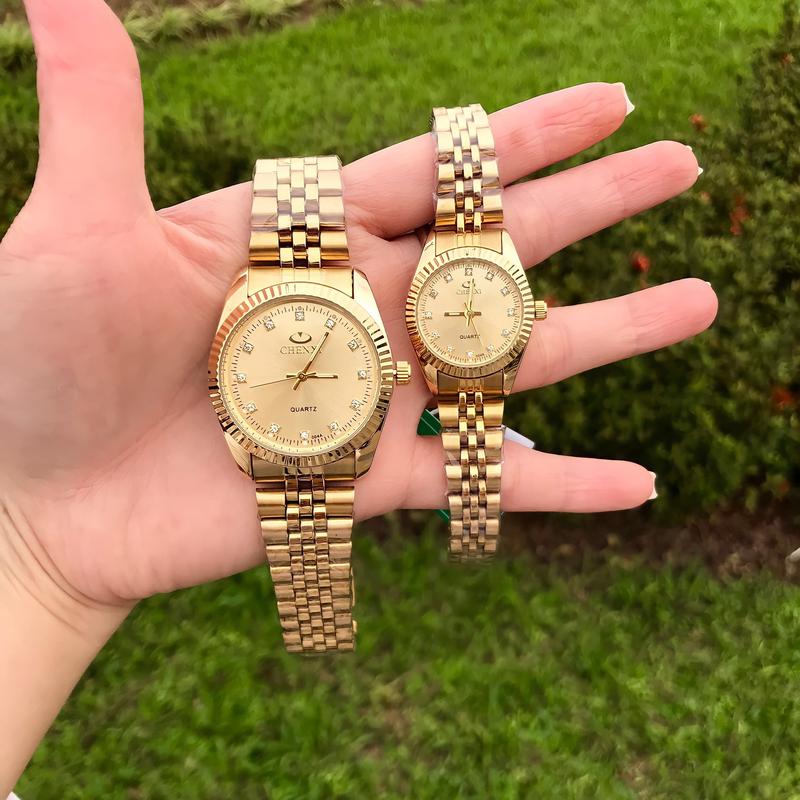 Đồng hồ Nam Nữ, Dây thép đúc cao cấp, Đủ thẻ tag, Size 38 - 24mm, Kèm dụng cụ cắt mắt dây