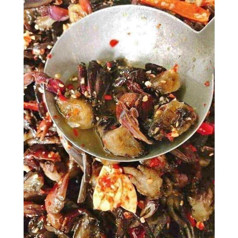 500g/túi zip Đặc sản mắm ba khía sửa trộn sẵn chưa cay nam bộ