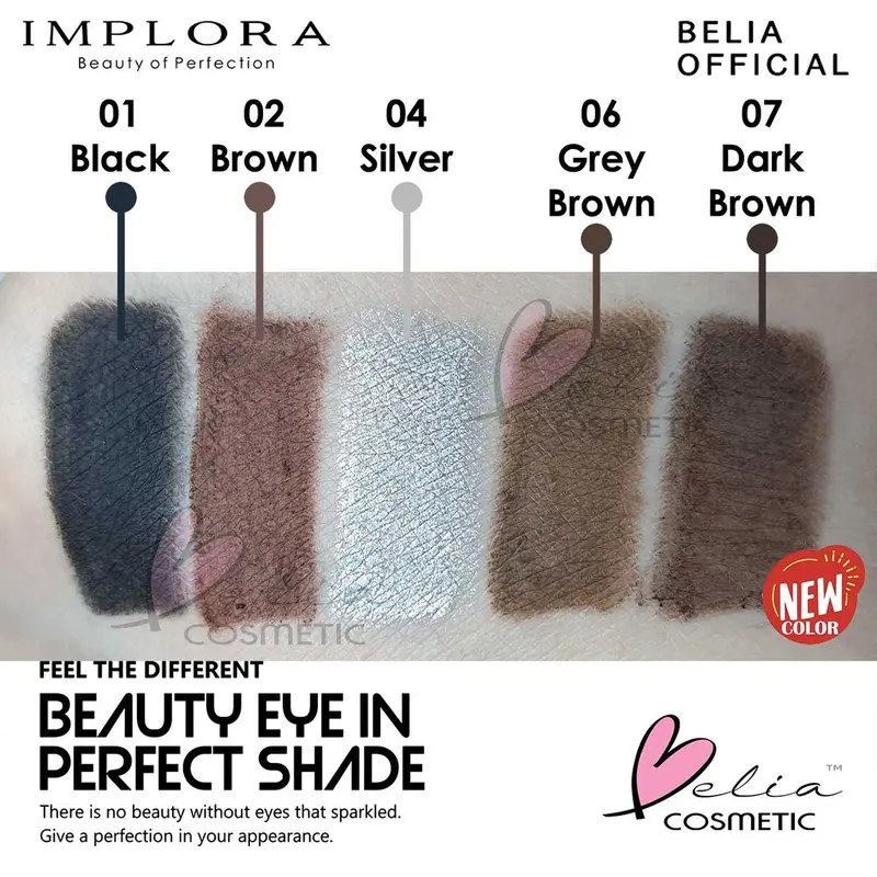 Implora (BPOM) Pensil Alis 2.5 gram ( soft eyebrow pencil ) 8
