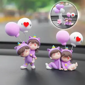 Ornamen Mobil Couple Ungu Hiasan Dashboard Dekorasi Mobil Couple Love Hiasan Dashboard Mobil Lucu Hiasan Dashboard Mobil Estetik Car