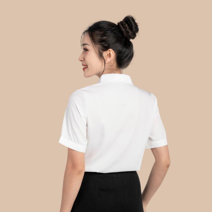 Áo Sơ Mi Nữ Côc Tay Không Cúc Chất Đẹp VPKT1 7