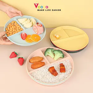 [COD] Piring Makan 3 Sekat/ Piring Diet/ Piring Makan Aesthetic/ Diet Plate/ BPA Free/ Food Grade