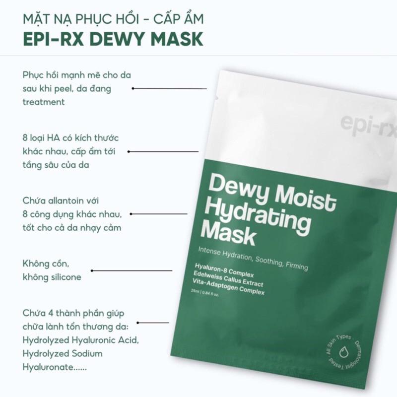 Mặt nạ cấp ẩm phục hồi EPI-RX Epi-rx Dewy Mask hộp 5 miếng 1