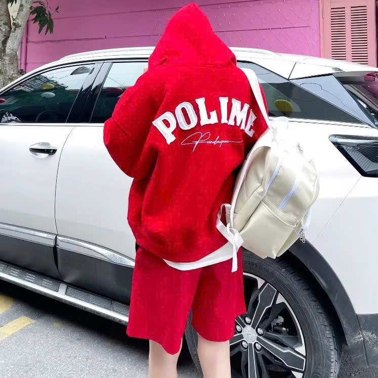 Product Introduction of Áo Khoác Hoodie POLIME NAM NỮ CỰC NGẦU, PHỐI HỌA TIẾT RÕ NÉT, FORM RỘNG CÓ NÓN TRÙM ĐẦU, PHONG CÁCH ULZZANG ĐƯỜNG PHỐ 9