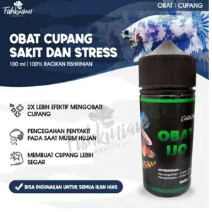 FISHKINIAN OBAT IJO UNTUK PENGOBATAN DAN PERAWATAN IKAN CUPANG - 100 ML