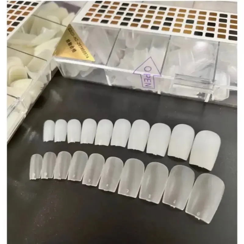 Úp hàn ngắn phom vuông - phụ kiện làm nail 0