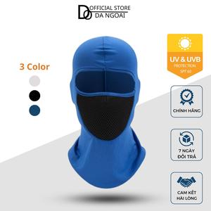 [KPT] Đồ Phượt, Khăn Trùm Đầu Ninja Điều Hòa Ari MÀU ĐEN Cao Cấp - Mặt Nạ Chống Nắng, Chống Tia Uv Đi Xe Máy Nữ