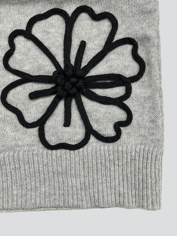 Women's Floral Pattern Sweater, Casual Jumper for Summer, Fashion Women's Knitwear for Daily Wear, Tops 5