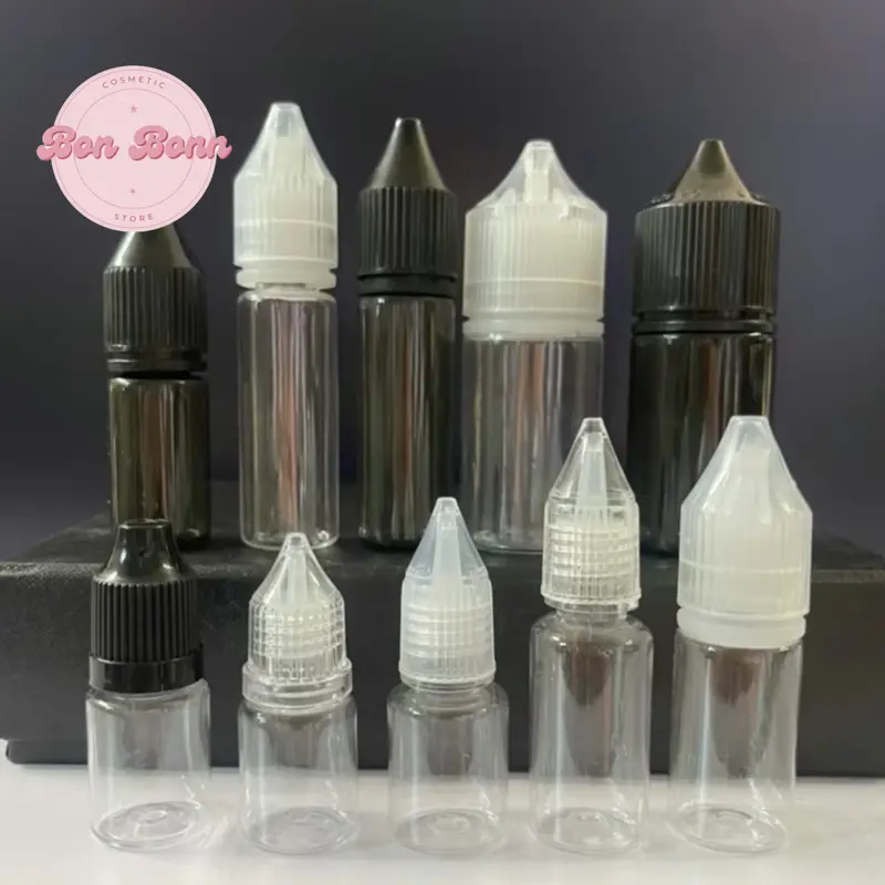 Lọ nhựa chiết mực xăm, hũ nhựa chiết 5ml - 10ml - 15ml - 30ml Chai Chiết Đựng Gia Vị Đựng Đồ Ăn 2