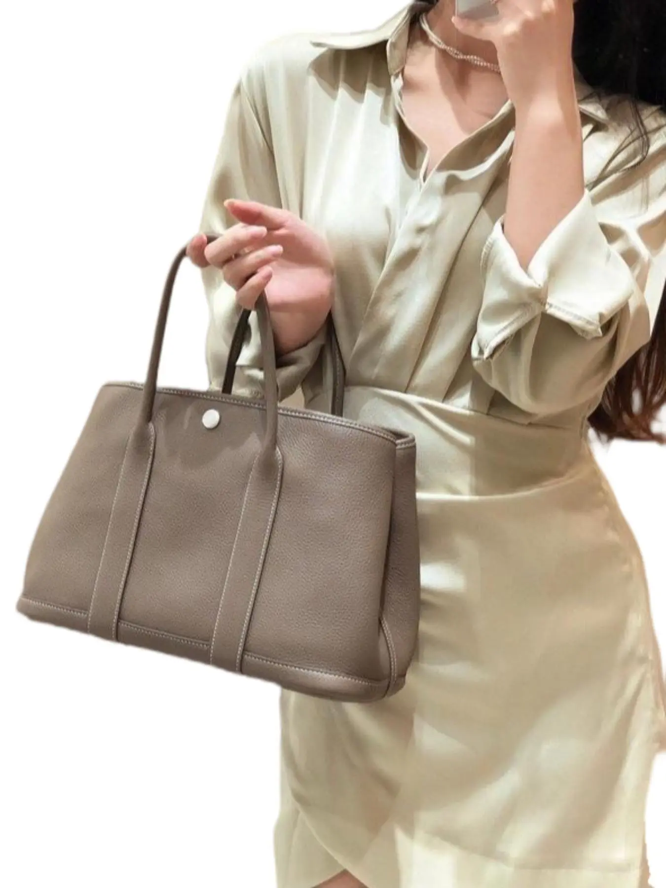 Women's Solid Color Handbag, Fashionable PU Leather Handbag, Casual Trendy Versatile High-quality Daily Commuting Bag, Girl Fashionable Bag