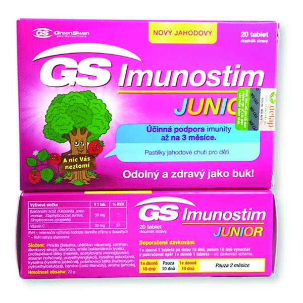 GS IMUNOSTIM Hỗ Trợ Giảm Viêm Mũi, Họng, Đường Hô Hấp Trên Khoẻ Mạnh Hộp 20 Viên Hàng Công Ty Chính Hãng 3