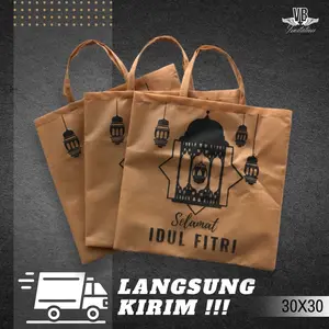 ( Isi 50 Biji ) Tas Lebaran Idul Fitri Size 30.30 Termurah Ready Siap Kirim