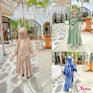 KIMEHIJAB Gamis anak perempuan Syar'i SHAFIYYAH jersey premium