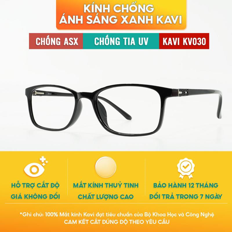 Kính chống ánh sáng xanh Kavi KV030 bảo vệ mắt khi dùng máy tính chống nhức mỏi mắt hạn chế cận thị