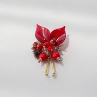 Gambar Eclemix Chrysant Flower Statement Brooch | Bros Bunga Elegan Premium - Black dari eclemix Kota Bandung 1 Tokopedia