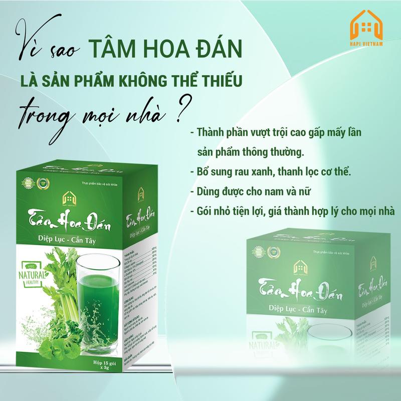 1 Hộp Tâm Hoa Đán - Nước Uống Đẹp Da [Kèm Qùa] 2