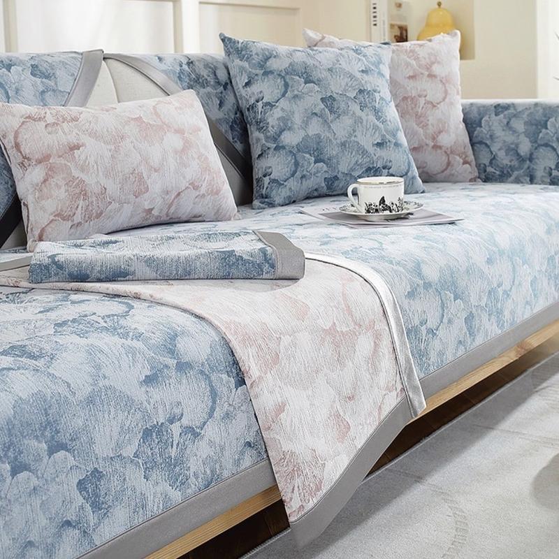 Đệm Sofa, Chất Liệu Chenille, Chống Trượt, Phù Hợp Mọi Mùa, Hàng Mới Về, Đệm Sofa Thủ Công, Thiết Kế Sang Trọng Cấp Cao Cấp, Bộ Vỏ Bọc Ghế Sofa Cao Cấp 3