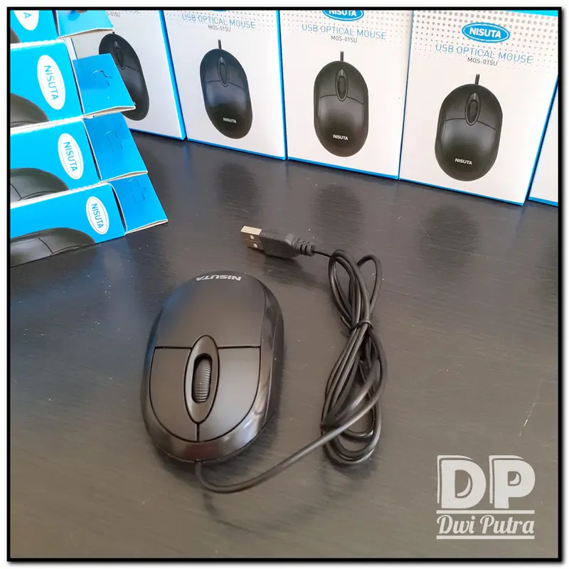 MOUSE MIKUSO MOS-015U // USB OPTICAL KABEL CABLE // MOS 015U MOUSE RINGAN KECIL MINI PORTABLE 5