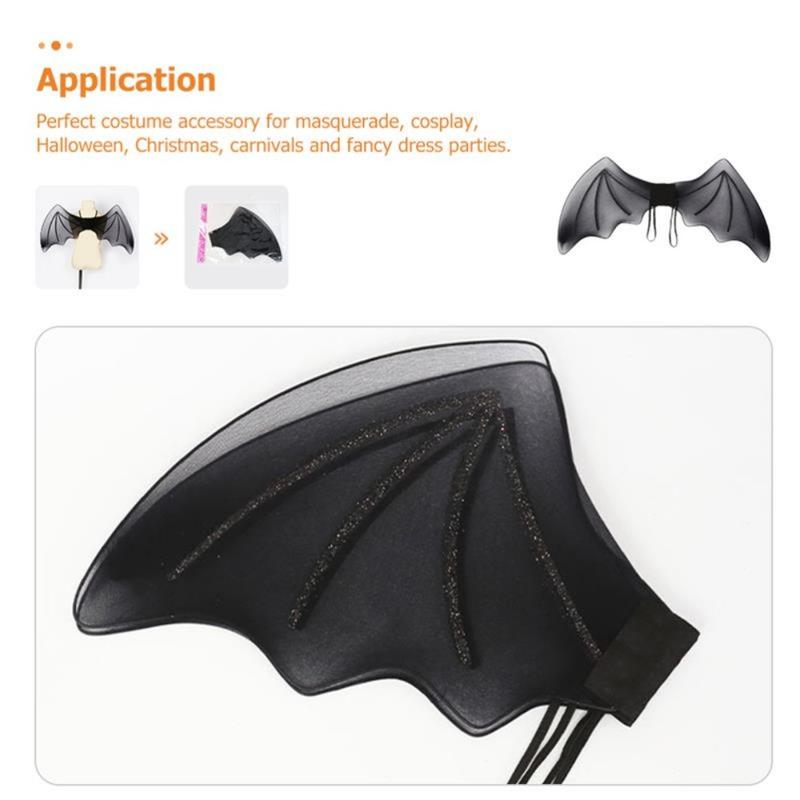 Product Introduction of Đạo Cụ Cosplay Dự Tiệc, Cho Bé Trai, Trang Phục Halloween, Cánh Dơi, Đen, Dành Cho Trẻ Em, Lạ Mắt 18