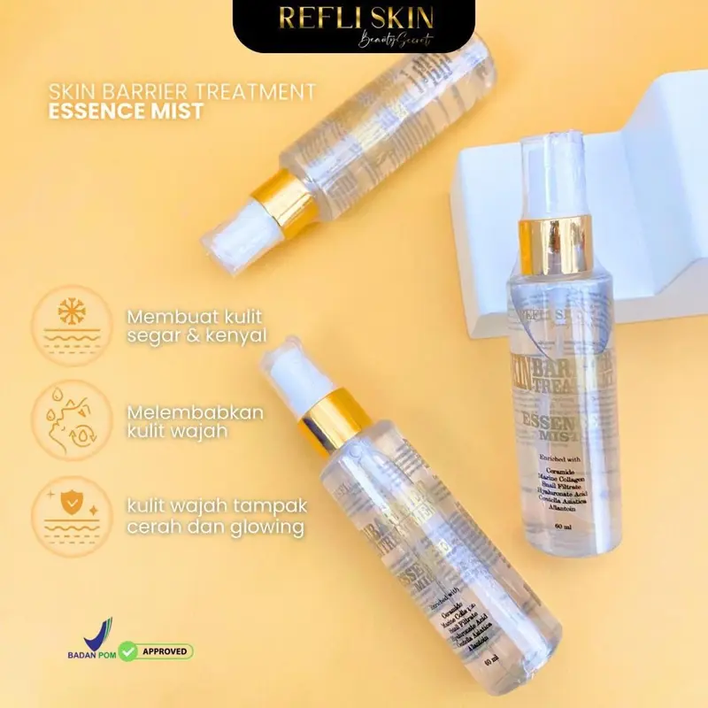 REFLISKIN SKIN BARRIER TREATHMEN ESSENCE MIST Kulit sensitif Ceramide Perawatan Mencerahkan Wajah 0