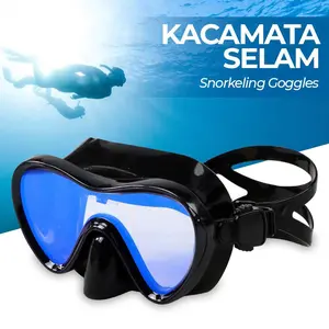 QYQ Kacamata Selam Scuba Diving Mask Snorkeling Goggles - 198