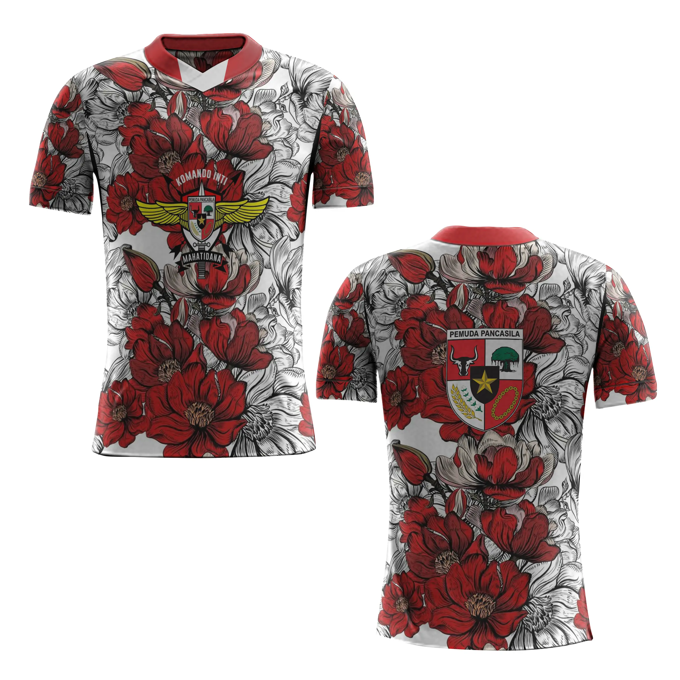 baju pria kaos jersey pemuda pancasila sublimation 3D terbaru 2023