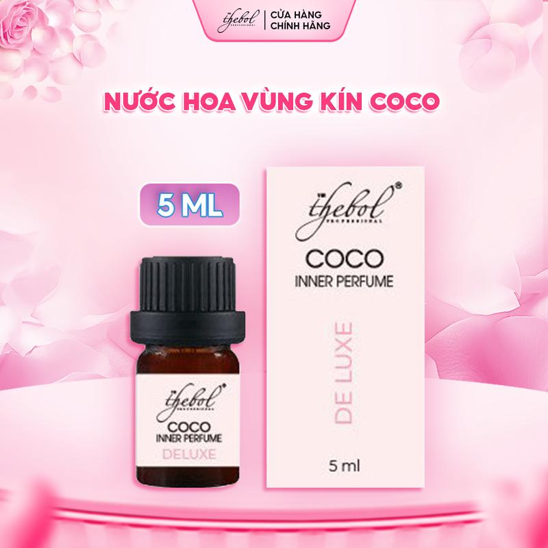 Nước hoa vùng kín nữ THEBOL CCOO an toàn dịu nhẹ ngăn mùi hôi lưu hương thơm lâu 5ml