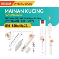 Gambar Pakeway Feather Teaser Cat Toy With Teasing Head / Mainan Bulu Kucing - Mainan Bulu Kucing dari M-Pets Volk Pets Indonesia Kota Tangerang 3 Tokopedia