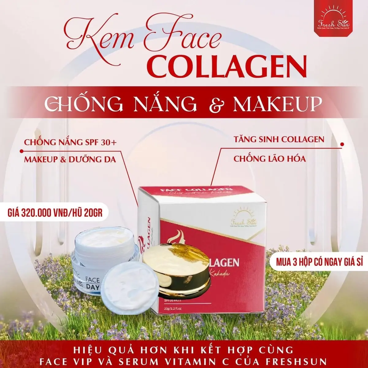 Colagen dưỡng và chống nắng
