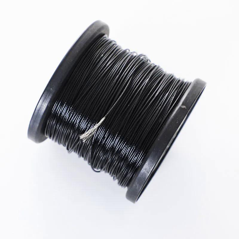 Product Introduction of 304 Stainless Steel Black Plastic Coated Soft Steel Wire Rope Flip Hook Fish Line Clothesline Advertising Hang Rope Plastic Coated Fish Buckle Rope 35