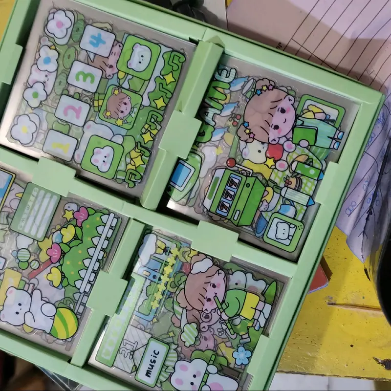 STIKER AESTHETIC 100 LEMBAR STIKER MOMO BOX 1