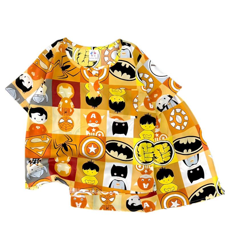 COMBO 3-5 BỘ QUẦN ÁO VẢI TOLE/ LANH BÉ TRAI TOLE 2 DA QUẦN ĐÙI MÀU NGẪU NHIÊN VẢI MỀM MỊN- TAY NGẮN - TRAI