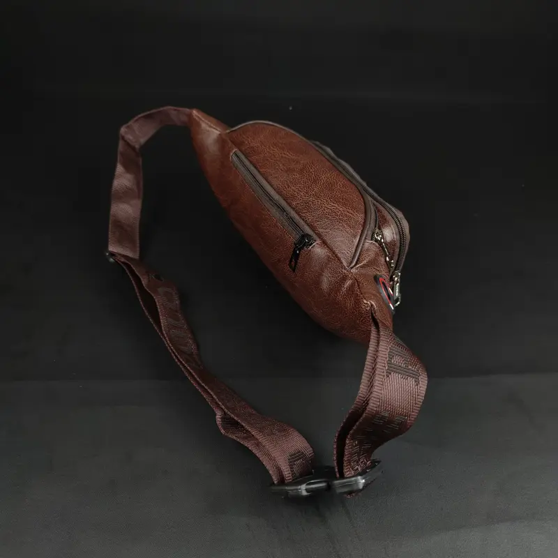 Tas Pinggang Kulit PU Polo Amstar Terbaru Waistbag Tas Selempang Bahu Pria 4
