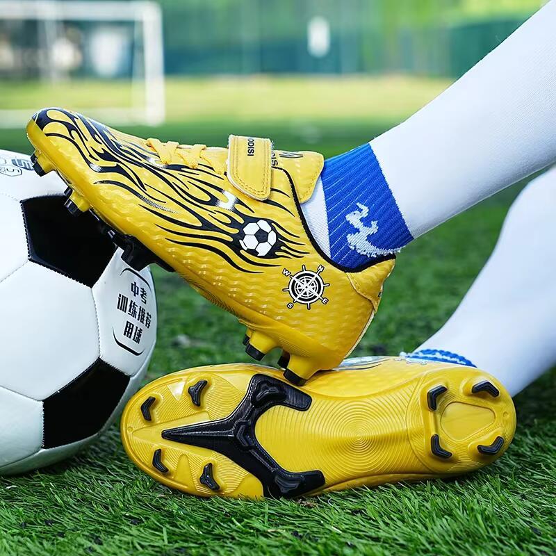 Product Introduction of Kids Boys Free Shipping Turf Training Soccer Shoes Outdoor Sports Futsal Hall Football Boot for Children 2
