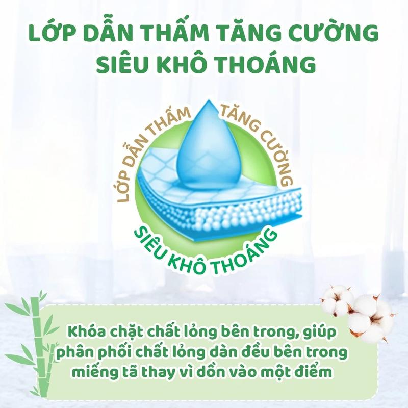 Product Introduction of Bỉm/Tã Mofix Thiên Nhiên Ultra Dán/Quần Gói Lớn Siêu Cộng Miếng S84/M84/L76/XL70/XXL64 Cho Bé 5