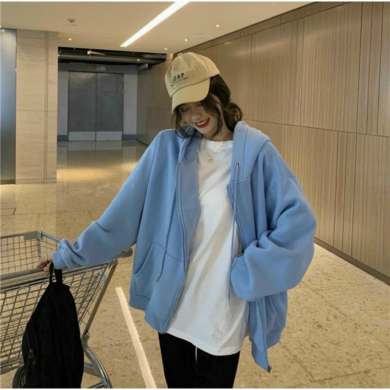 Product Introduction of Áo Hoodie Nữ Tai Thỏ Cá Tính Nỉ Unisex Form Rộng - Women, Top 15