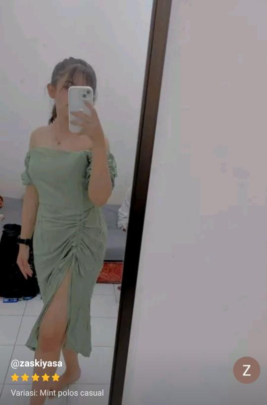 Dress Belah Samping Dress Belah Paha Dres Serut Dres Serut Paha Dres Kerut Dres Pandek Dress Bodycon Dress Bodycone Dress Bodycone Polos Casual