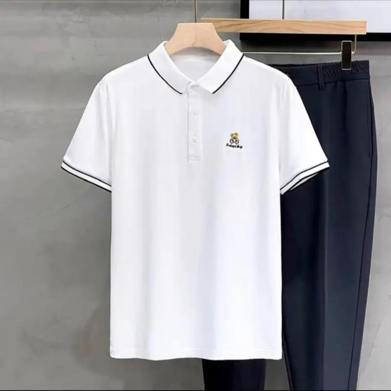POLO CỔ BẺ UMA THÊU GẤU VIỀN CỔ KẺ QUẢNG CHÂU CAO CẤP LOẠI 1 ( POLOUMAOR ) Menswear Áo Nam Top Có Cổ