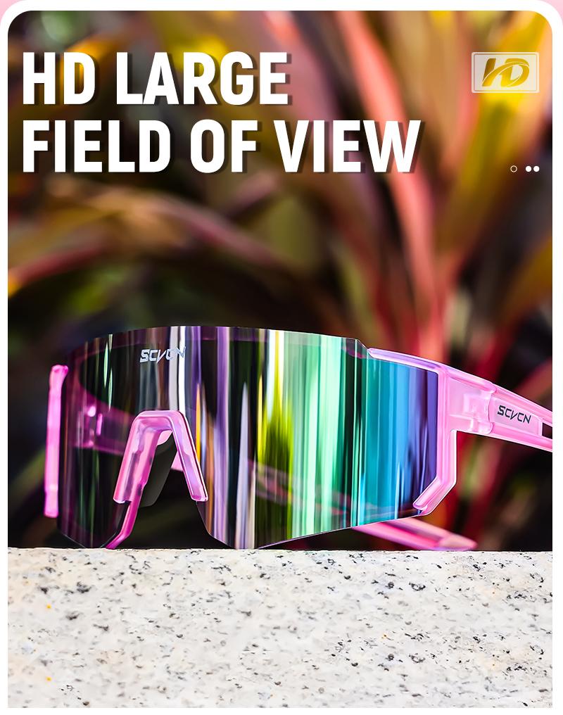 Product Introduction of SCVCN Fsshion Sunglasses Street Cycling Glasses Bike Men UV400 Sports MTB Outdoor Bicycle Women Sunglasses Multi Color Riding 2