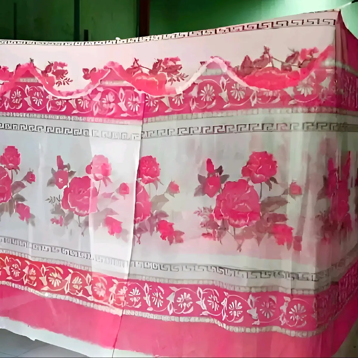 Kelambu Premium Motif Bunga Termurah Klambu Anti Nyamuk Terlaris