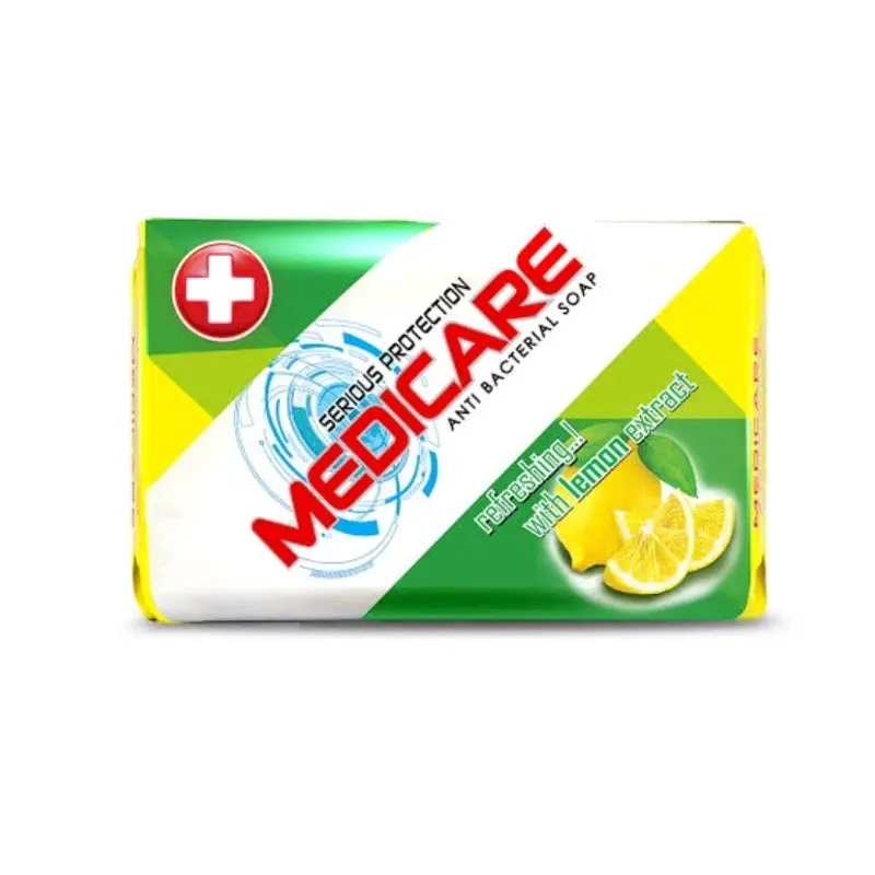 4/12 PCS Sabun Mandi Medicare Sabun Batang 90 gram Biru Hitam Kuning Merah Perawatan Soap Membersihkan Tubuh 6