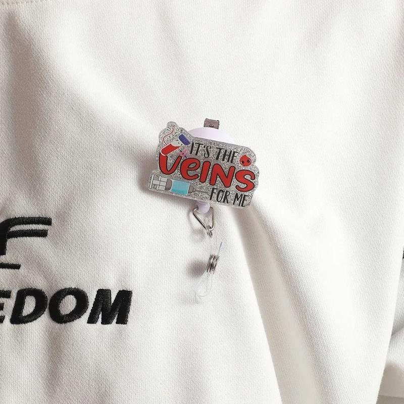 Product Introduction of Chest Card 360 Rotating Retractable Badge Reel Alligator Clip Simplicity Easy To Pull Buckle Name Tag Nurse ID Holder Hospital Use 9