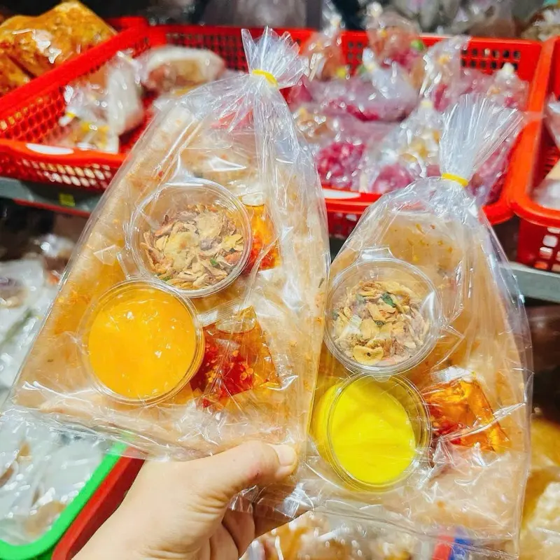 Bánh tráng phơi sương sate bánh sốt me 1