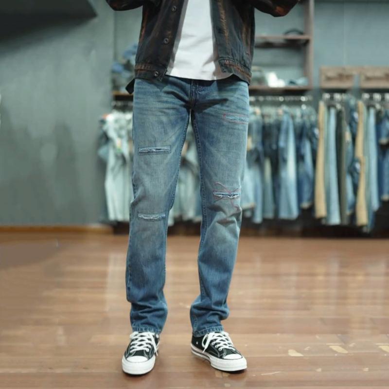 Product Introduction of Quần Jeans Nam JN01. Thiết kế đường phố trẻ trung, chất vải bò co dãn 4 chiều thoải mái khi mặc 1