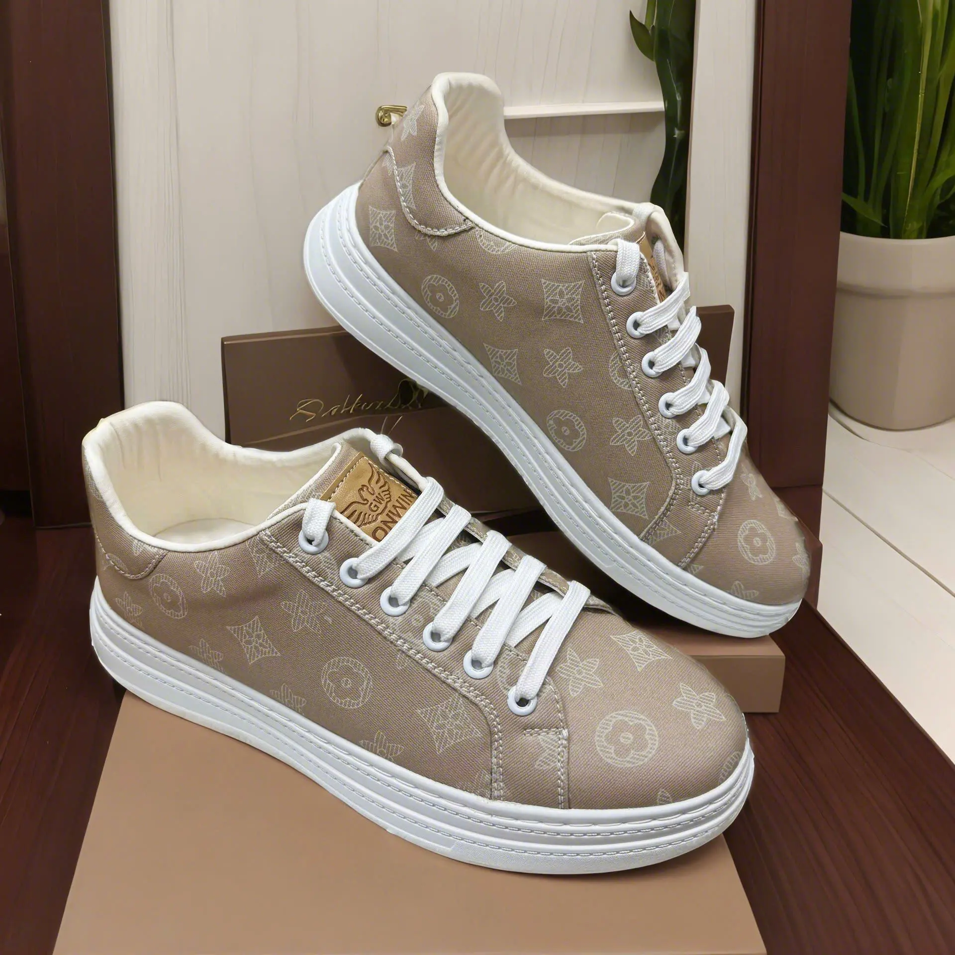 Giày nam, Giày thể thao, Giày Sneaker Cao Cấp GA10 Chất Liệu Da Microfiber, Chống xước chống nhăn chống thấm nước Đế Cau Su Nguyên Khối Cực Kỳ êm chân, thoáng khí, dây thắt nút, Thích Hợp 4 Mùa, giày chống trơn trượt tốt, phù hợp mọi địa hình Shoes Cao Su